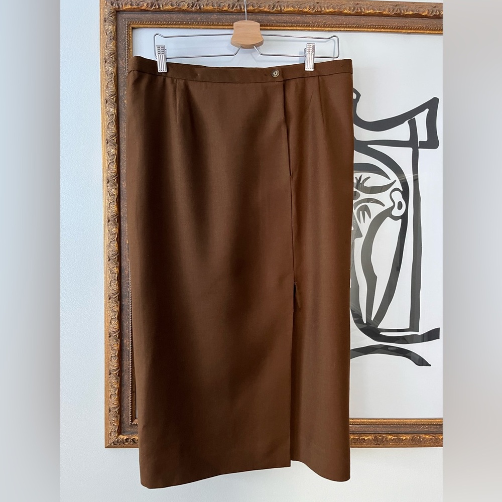 Virgin Wool Jones New York Pencil Skirt